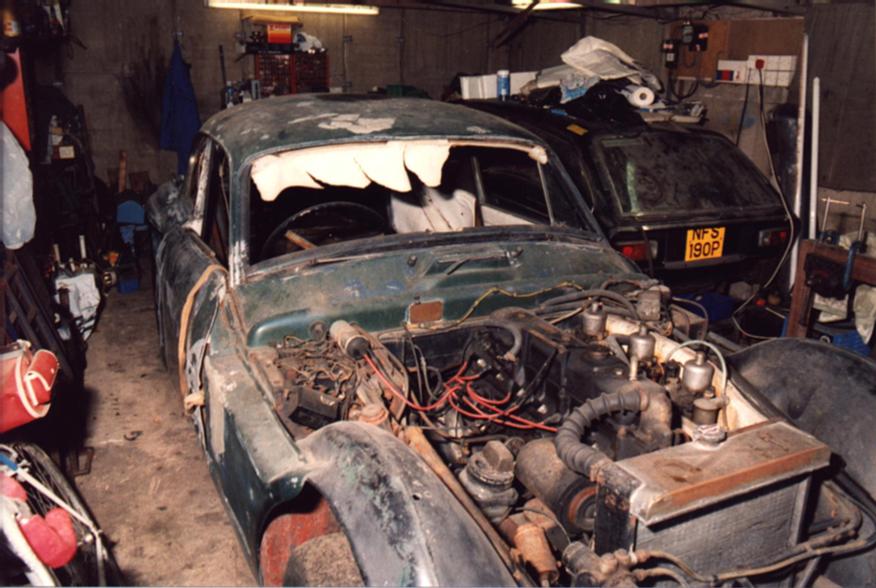 what the garage looks like at the moment ...